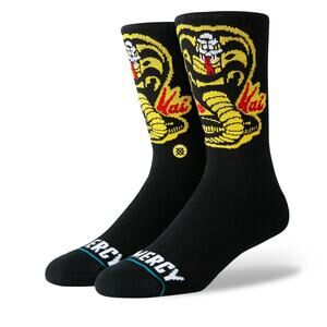 NWT Stance The Karate Kid Classic Men's Crew Socks size large
